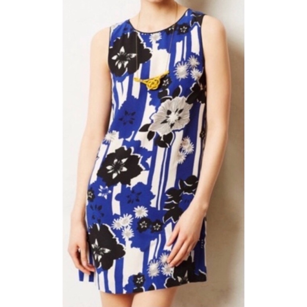 MAEVE blue sleeveless dress size 6 NEW Anthropologie